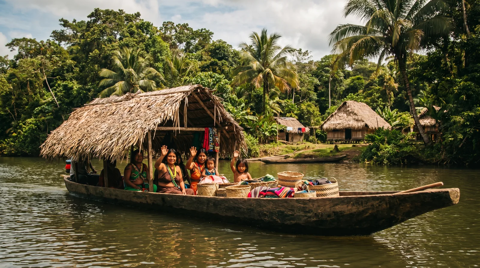 Comunidad Emberá — experiencia cultural a orillas del río Chagres