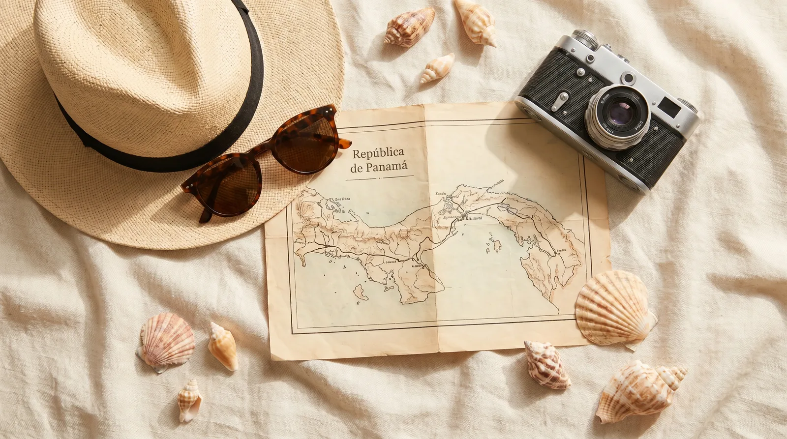 Accesorios de viaje y mapa de Panamá — planifica tu aventura con Busport Tours