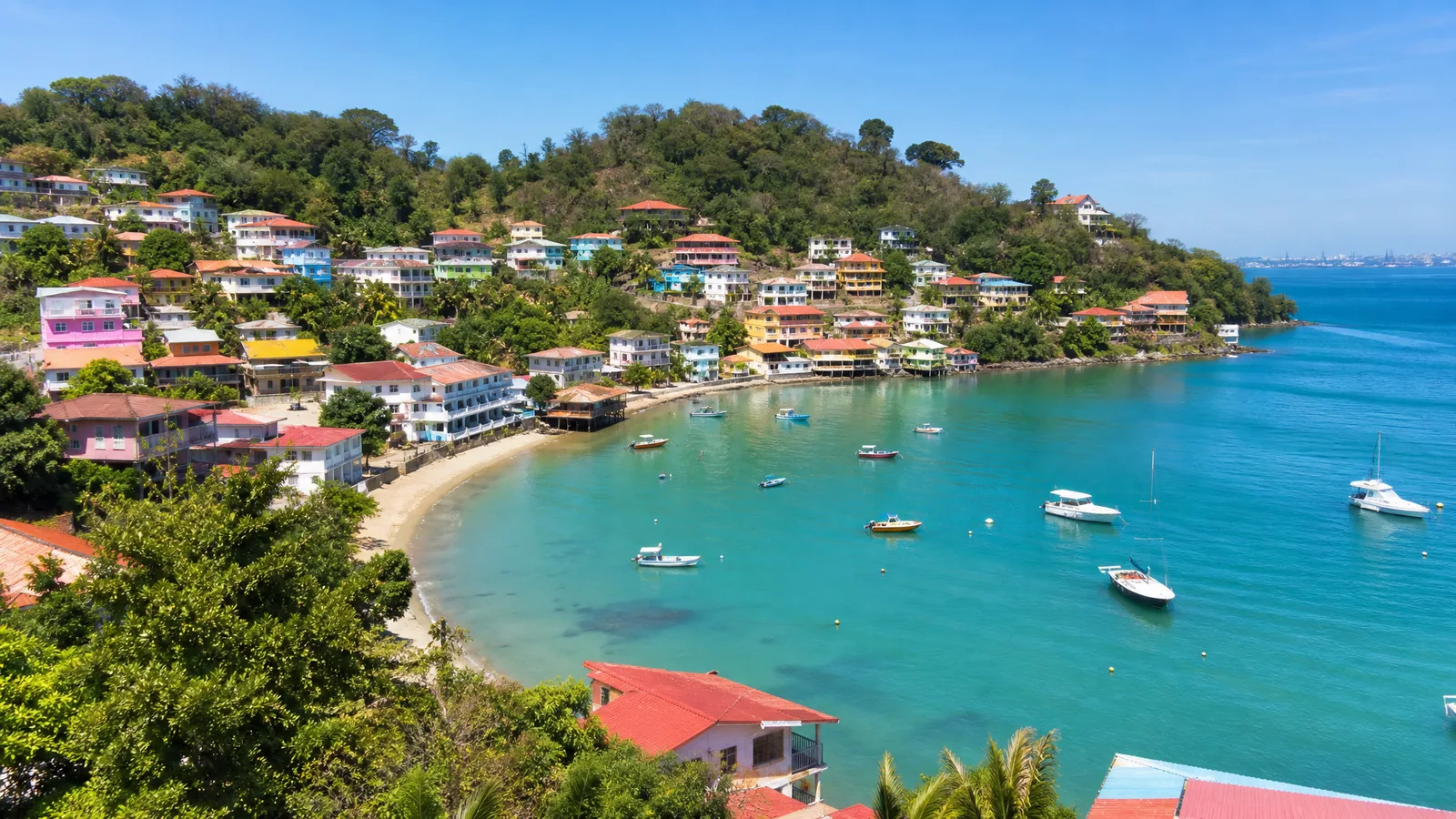 Taboga, the Island of Flowers, an hour away by ferry